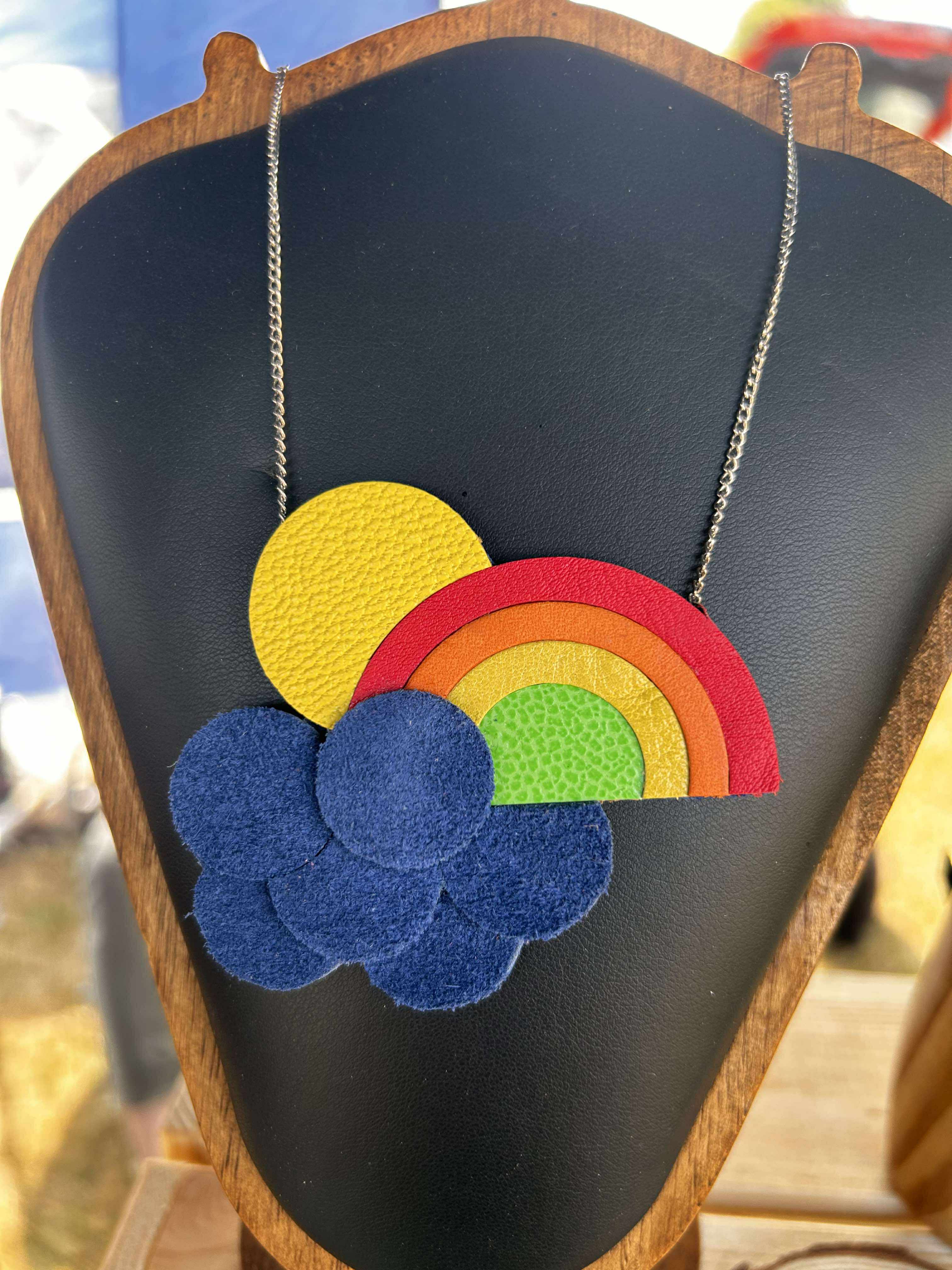 Rainbow Cloud Necklace